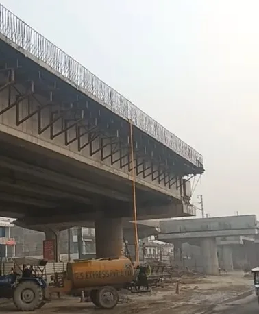 4-Lane Elevated Viaduct & Flyover at Munshipulia, NH-24A — image 4