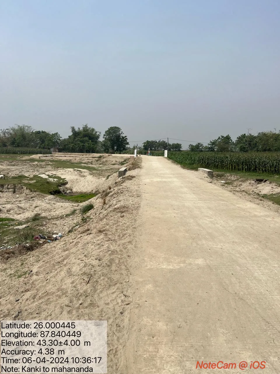 High Level RCC Bridge over Mahananda River, Abhaipur Ghat — image 1