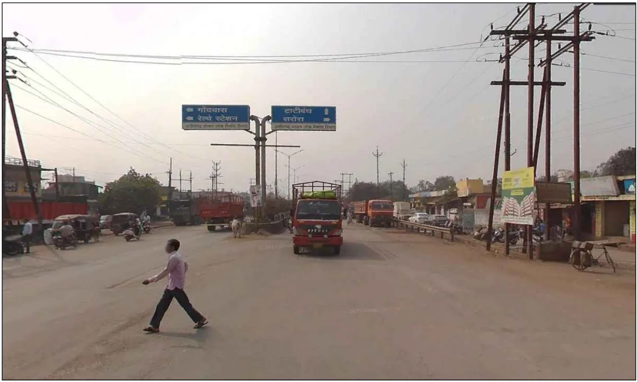 Overpass at Sarora Chowk, Ring Road No. 2, Raipur
